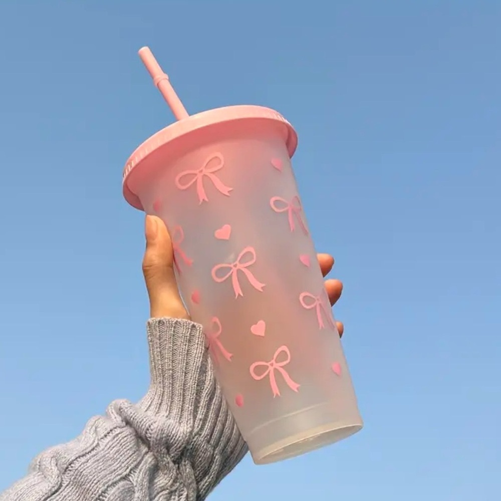 COPY - NEW 24oz BPA-FREE Coquette Aesthetic Plastic Tumbler Cup 🎀